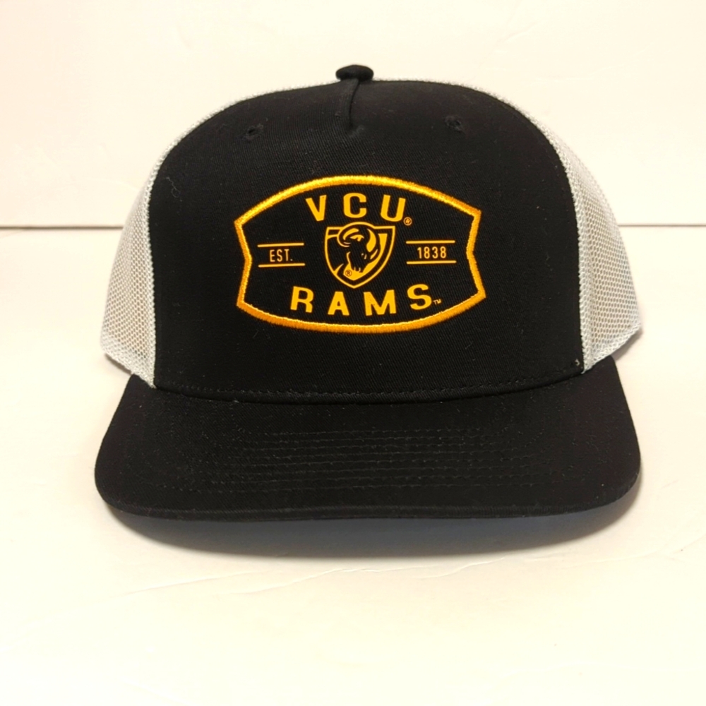 NEW Virginia Commonwealth VCU Rams Hat Black Adjustable Baseball Cap
